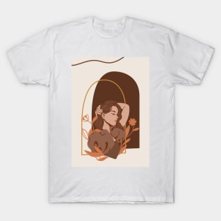 Boho Girl Art T-Shirt